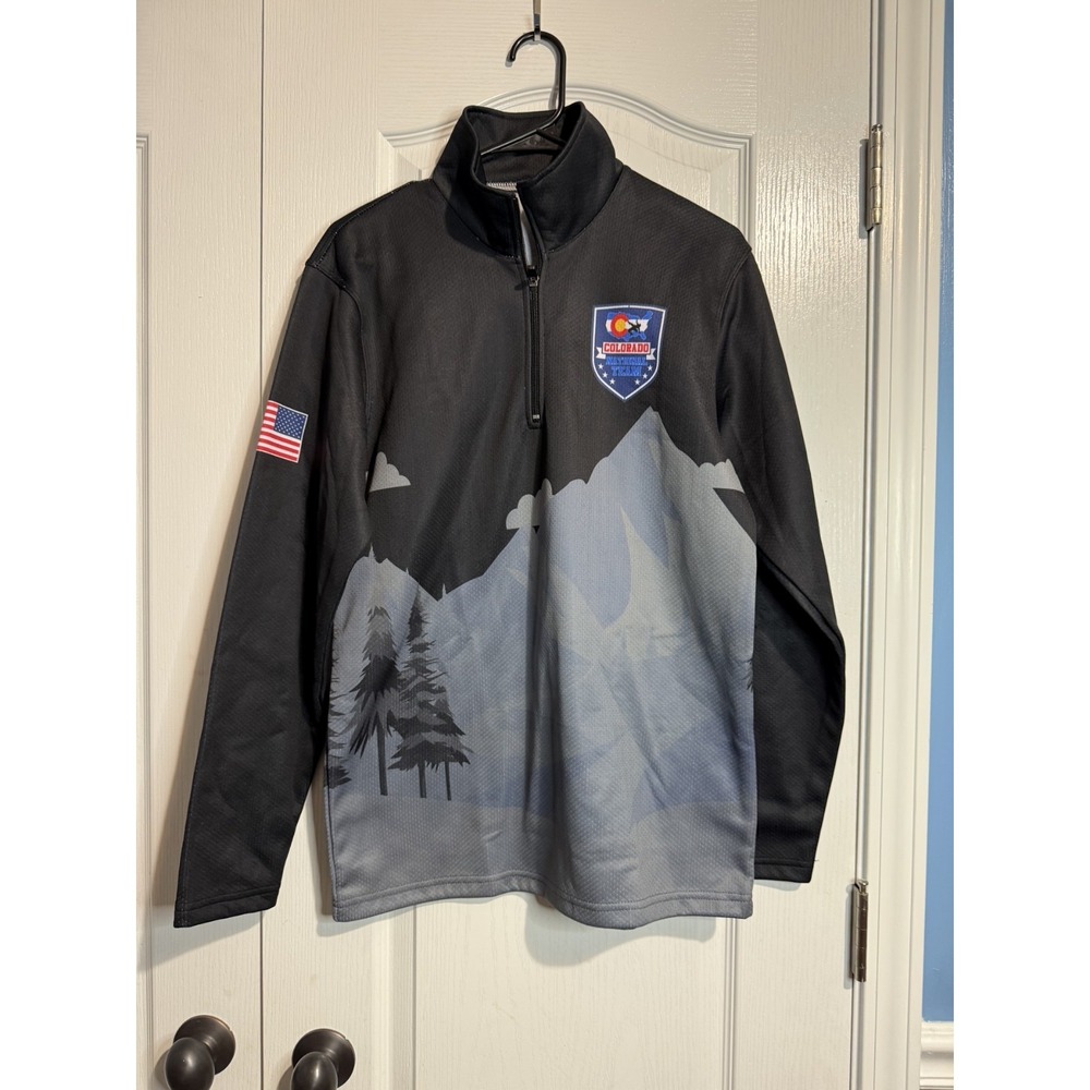 Colorado National Wresting Team Jacket Men's Large 1/4 Zip Pullover